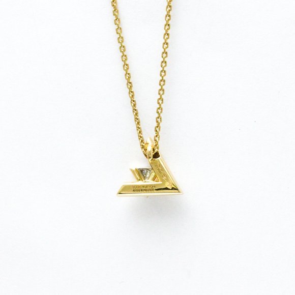 LOUIS VUITTON 18k Yellow Gold Diamond Necklace - Picture 5 of 9